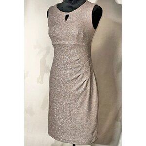 Scarlett Gold Shimmery Cocktail Dress, Size 4